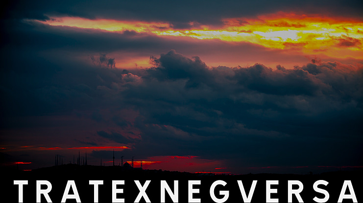 TRATEXNEGVERSAL Font Family