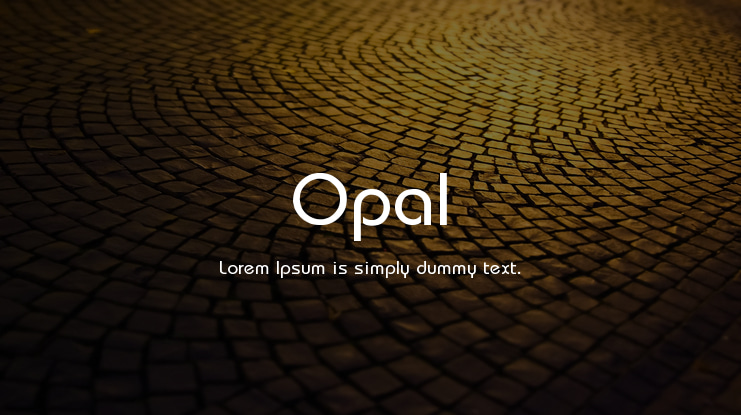 Opal Font