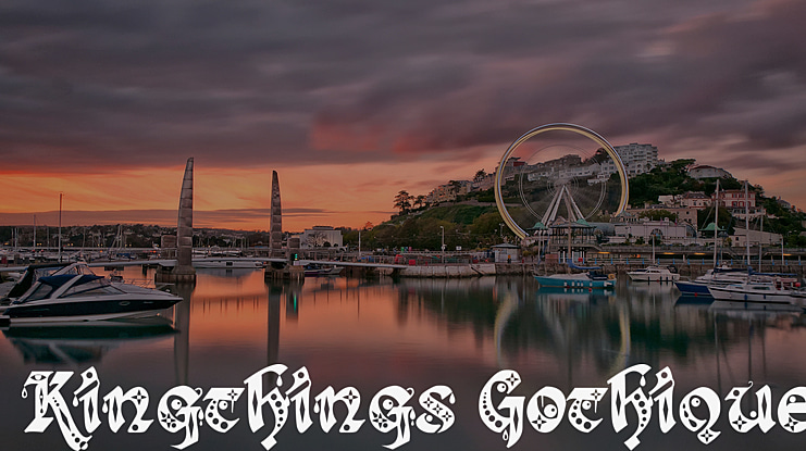 Kingthings Gothique Font