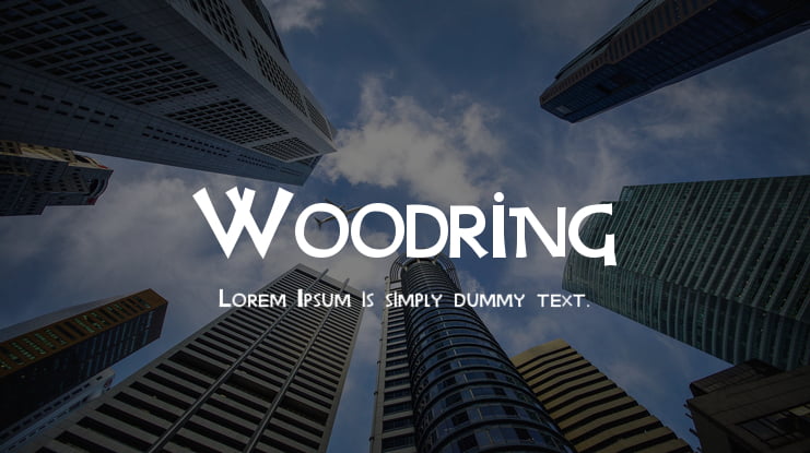 Woodring Font