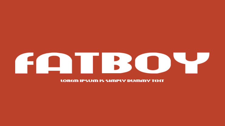 fatboy Font