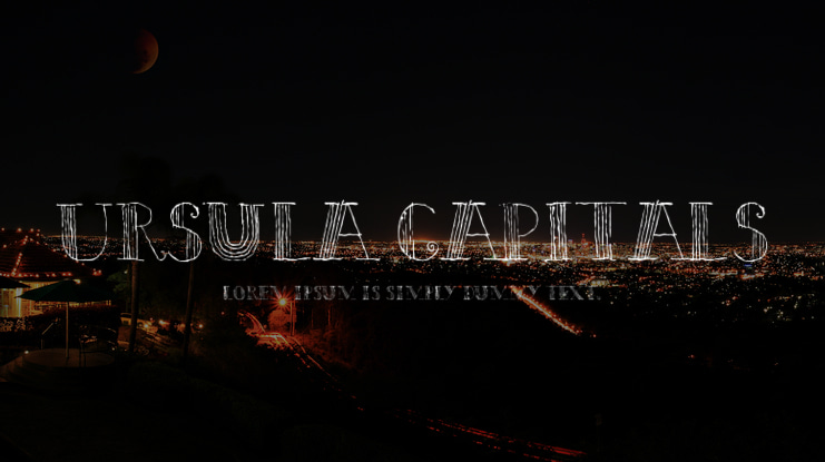 Ursula Capitals Font