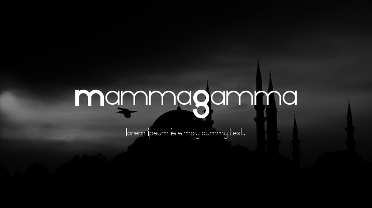 MammaGamma Font