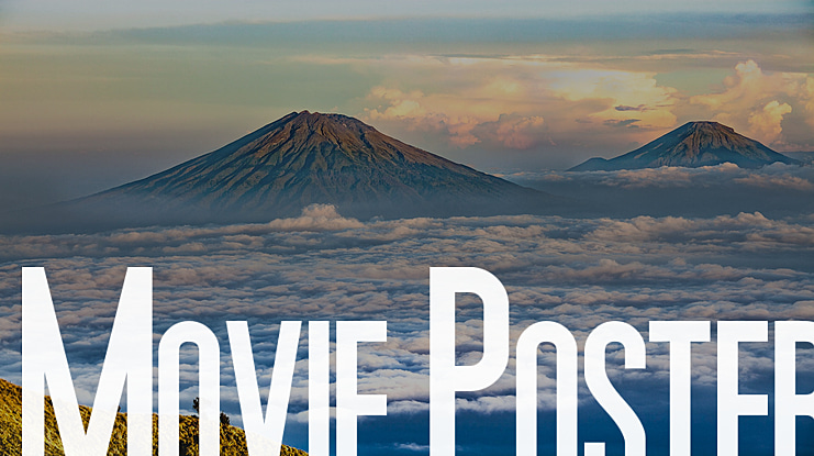 Movie Poster Font Family