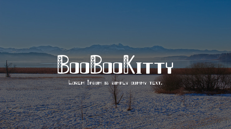 BooBooKitty Font