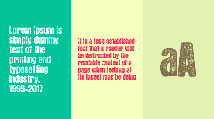 Hotel Coral Essex Font