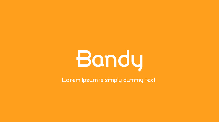Bandy Font
