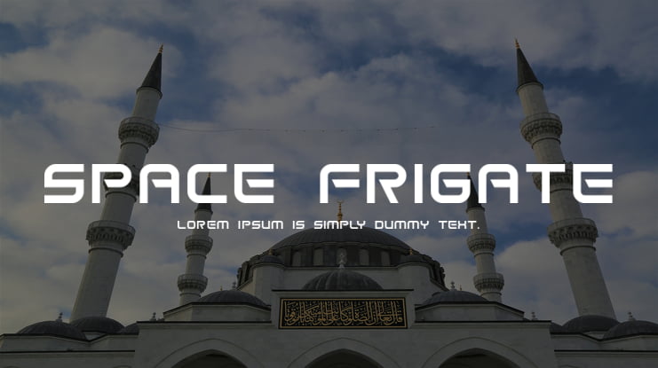 Space Frigate Font Family