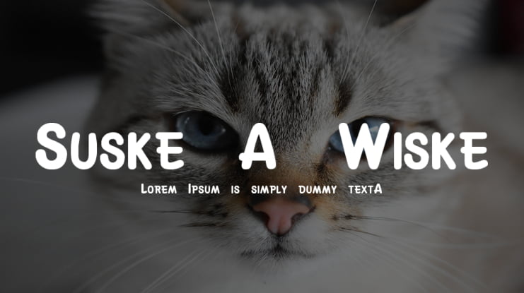Suske & Wiske Font