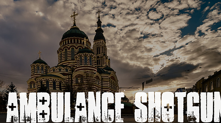 Ambulance Shotgun Font