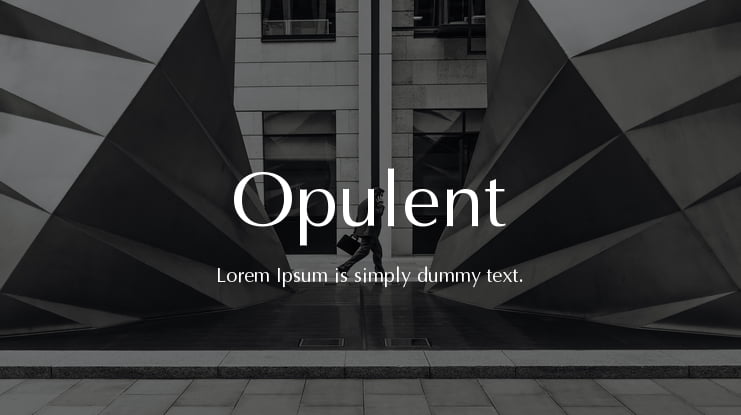 Opulent Font
