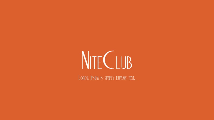 NiteClub Font