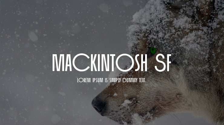 Mackintosh SF Font