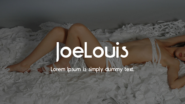 JoeLouis Font