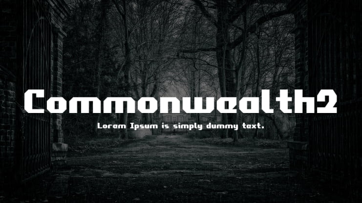 Commonwealth2 Font