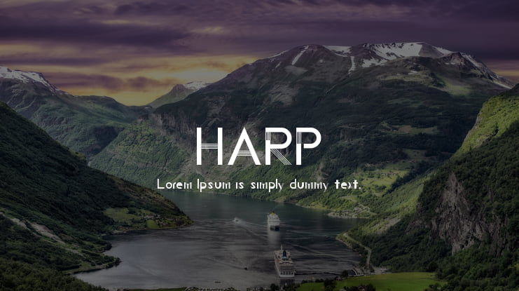 HARP Font