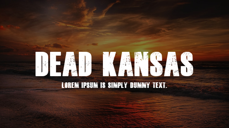 Dead Kansas Font