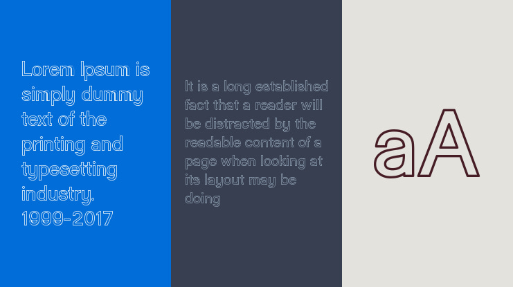 Goulong  Outline Font Family