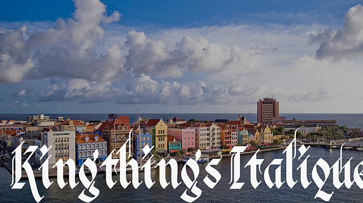 Kingthings Italique Font