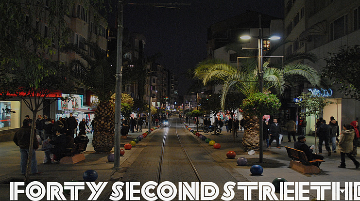 FortySecondStreetHB Font