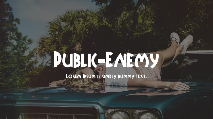 Public-Enemy Font