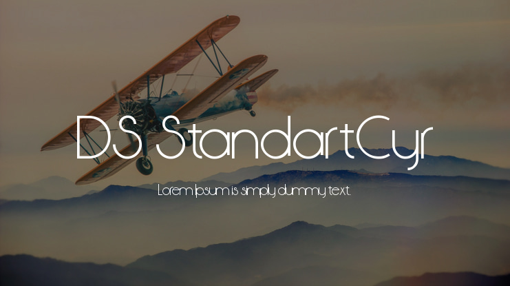 DS StandartCyr Font