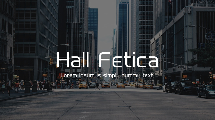 Hall Fetica Font
