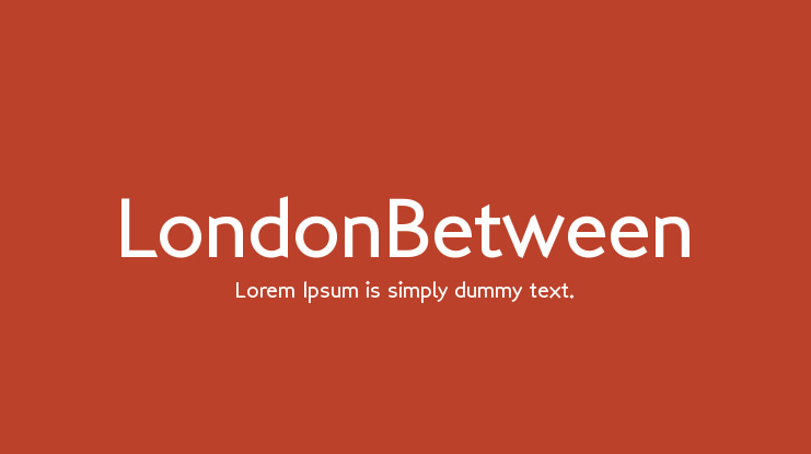 LondonBetween Font Family