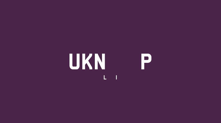 UKNumberPlate Font