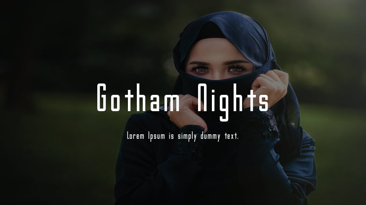 Gotham Nights Font