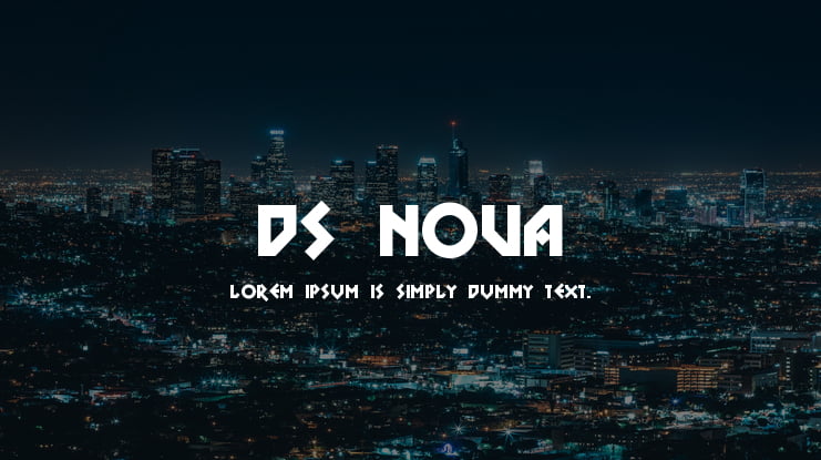 DS Nova Font