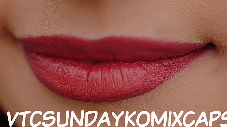 VTCSundaykomixcaps Font