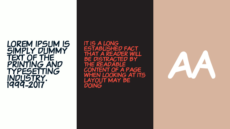 VTCSundaykomixcaps Font