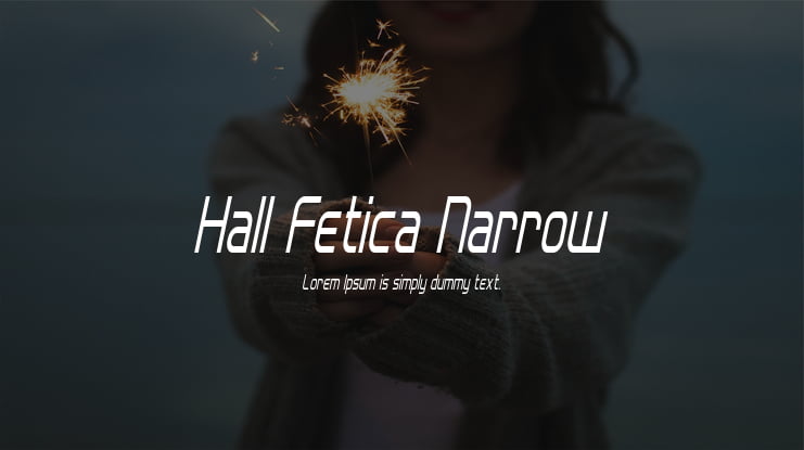 Hall Fetica Narrow Font