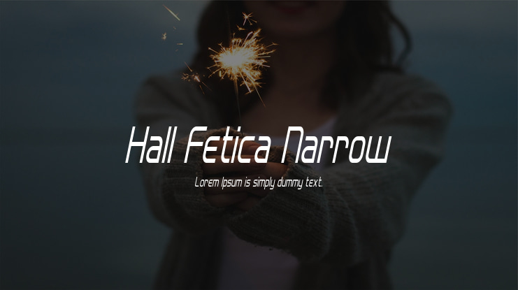 Hall Fetica Narrow Font