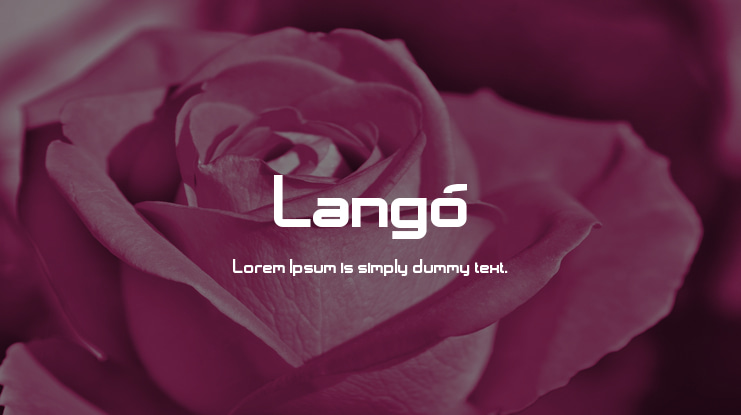 Langó Font