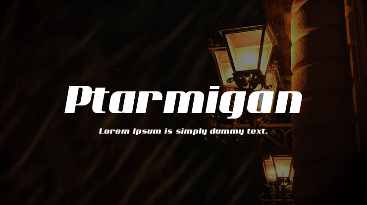Ptarmigan Font