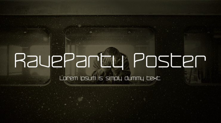 RaveParty Poster Font