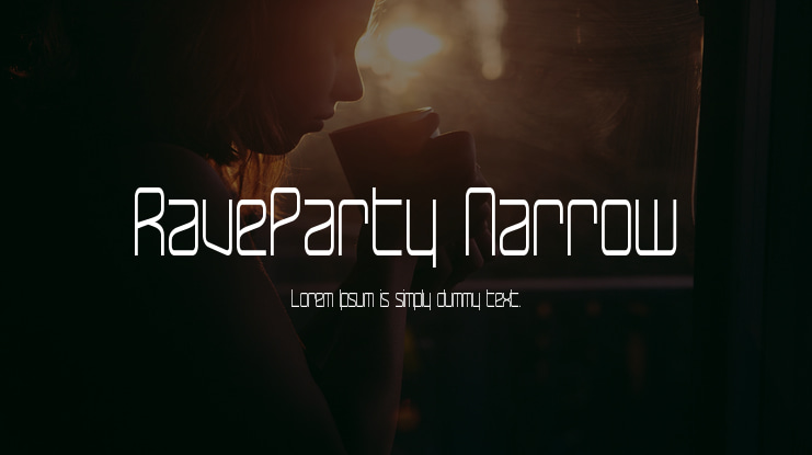 RaveParty Narrow Font