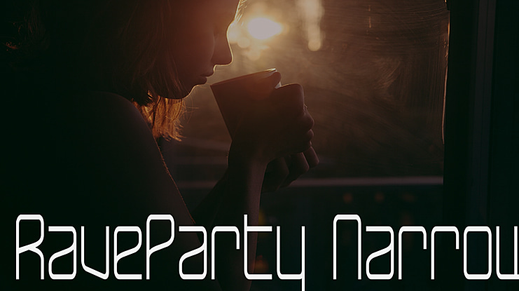 RaveParty Narrow Font