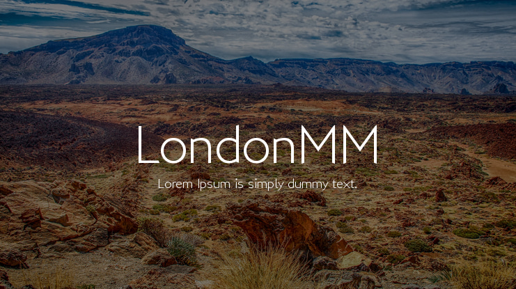 LondonMM Font