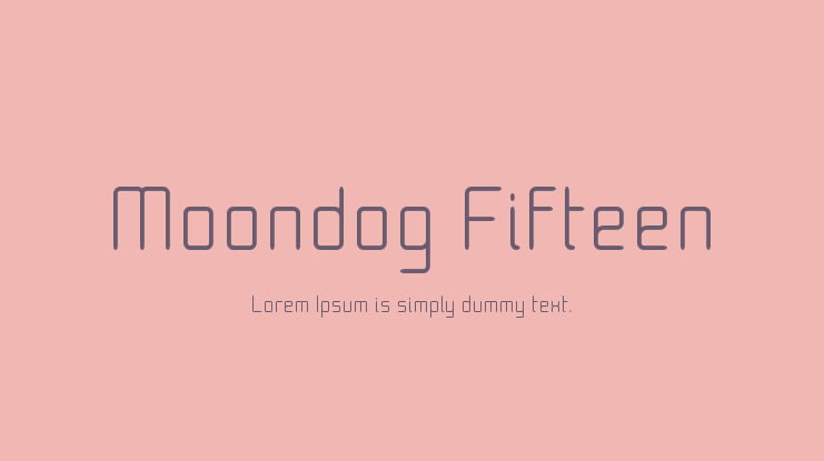Moondog Fifteen Font