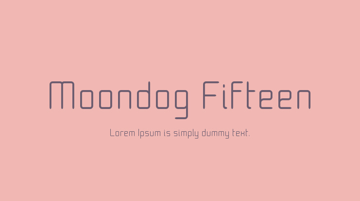 Moondog Fifteen Font