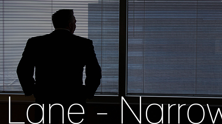 Lane - Narrow Font