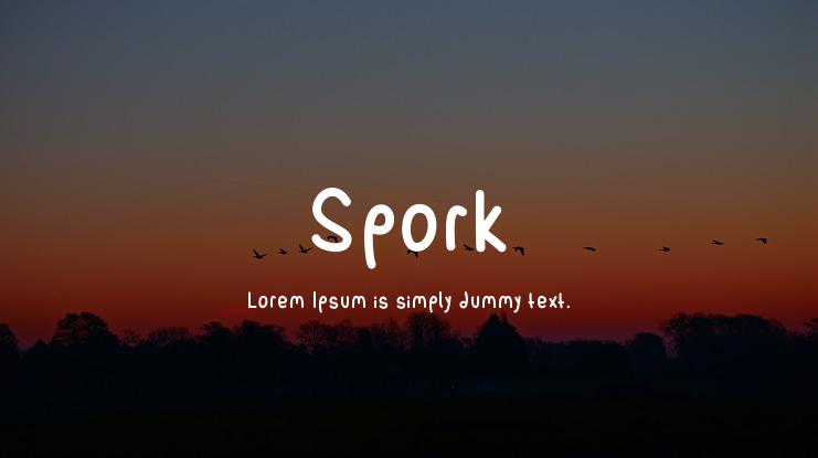 Spork Font Family