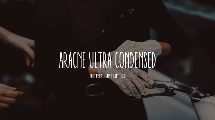 Aracne Ultra Condensed Font Family