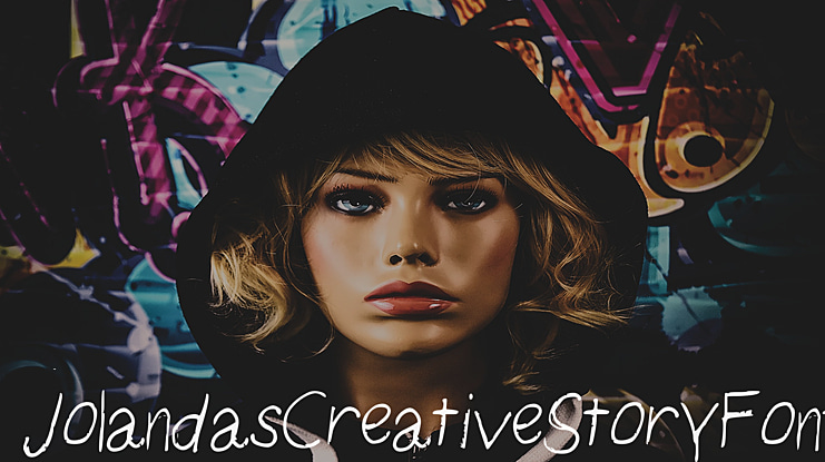 JolandasCreativeStoryFont Font
