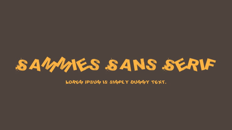 Sammies Sans Serif Font Family