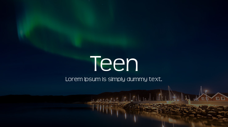 Teen Font