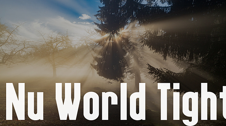 Nu World Tight Font